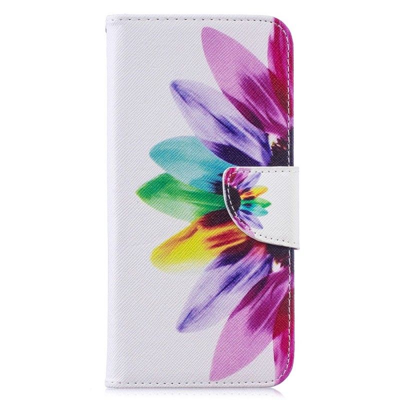 Folio Deksel Xiaomi Redmi Note 7 Akvarellblomst