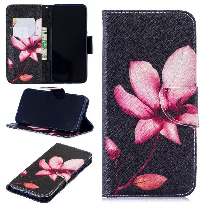 Folio Deksel Xiaomi Redmi Note 7 Rosa Blomst