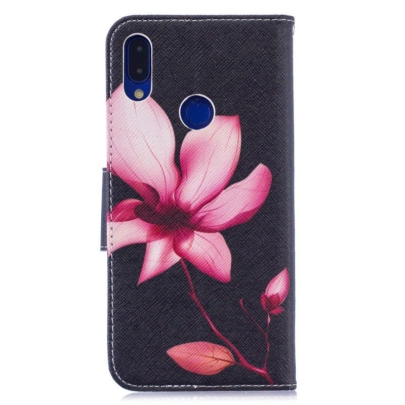 Folio Deksel Xiaomi Redmi Note 7 Rosa Blomst