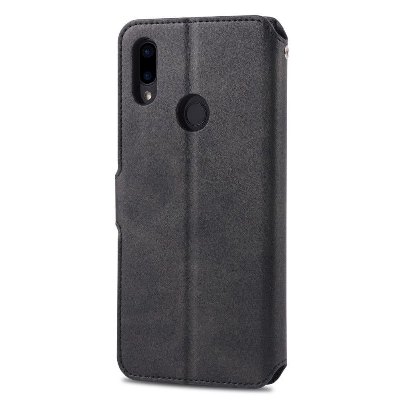 Folio Deksel Xiaomi Redmi Note 7 Svart Retro Azns Anti-fall