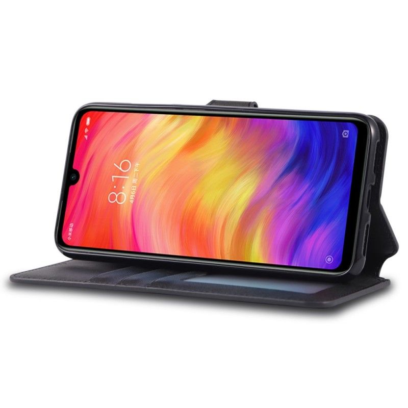 Folio Deksel Xiaomi Redmi Note 7 Svart Retro Azns Anti-fall