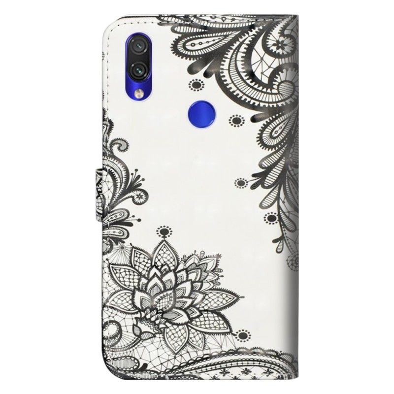 Lærdeksel Folio Deksel Xiaomi Redmi Note 7 Blonder Mandala