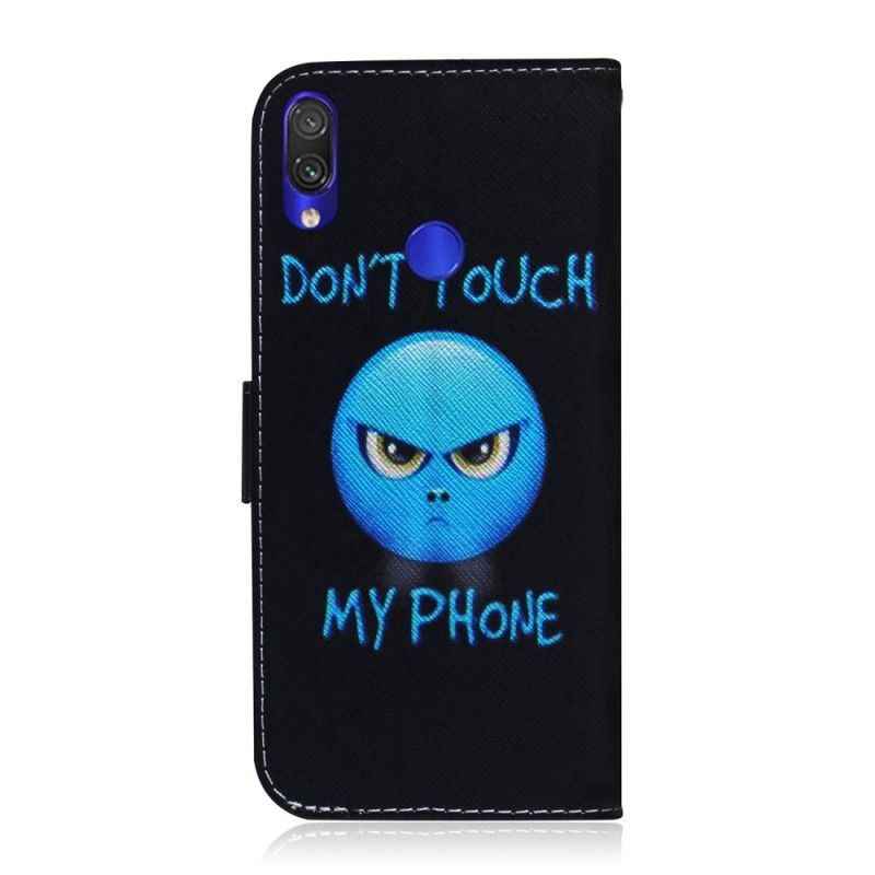 Lærdeksel Folio Deksel Xiaomi Redmi Note 7 Emoji-Telefon