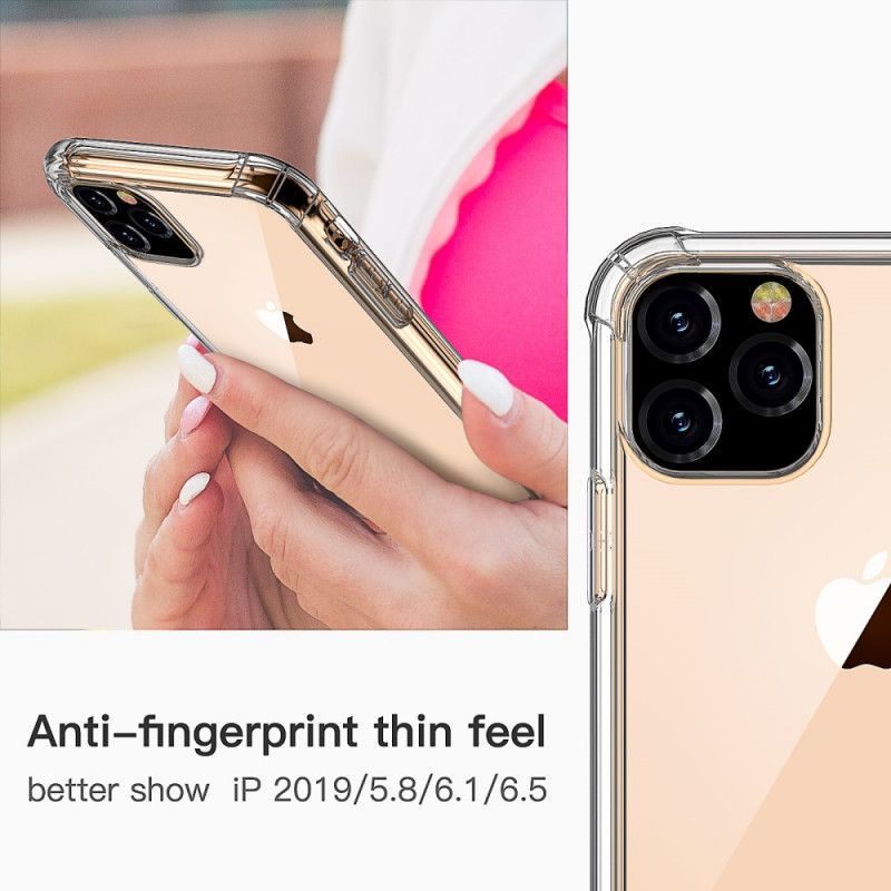 Deksel for iPhone 11 Pro Max Gjennomsiktig Gjennomsiktig Leeu-Design