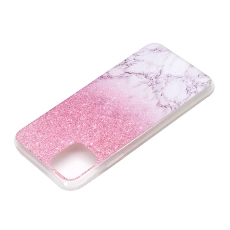 Deksel for iPhone 11 Pro Max Magenta Marmor