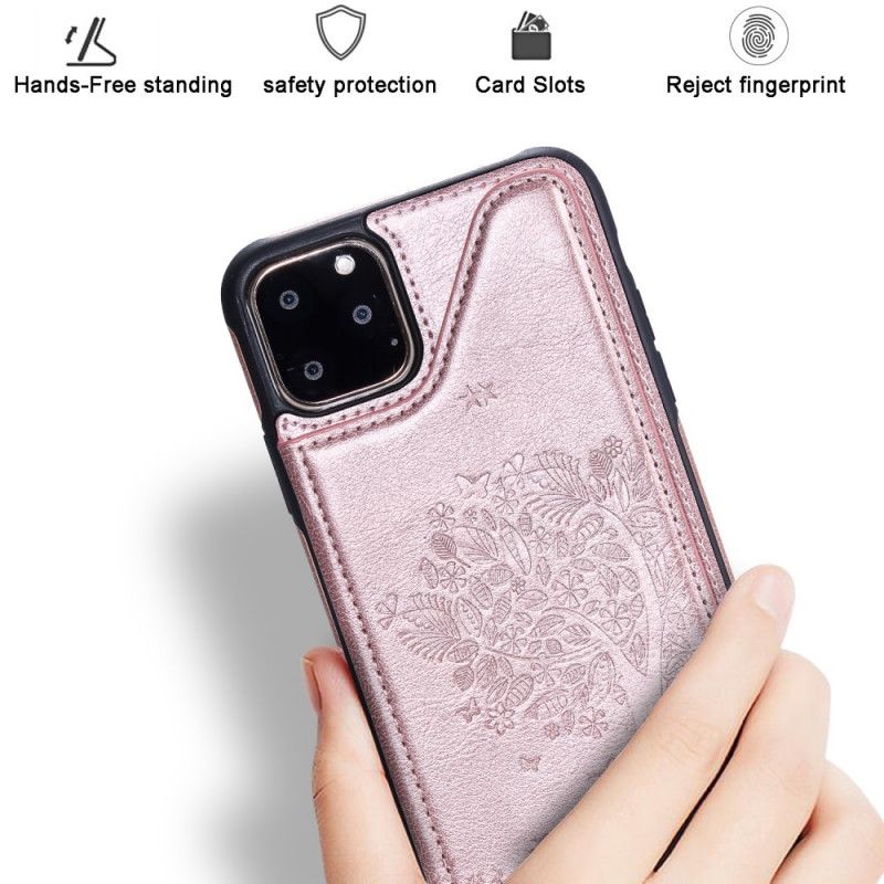 Deksel for iPhone 11 Pro Max Rød Multifunksjonell Kattetrykk