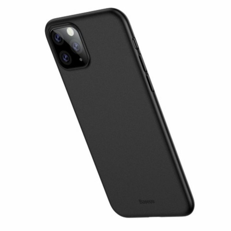 Deksel for iPhone 11 Pro Max Svart Frostet Gjennomsiktig Baseus