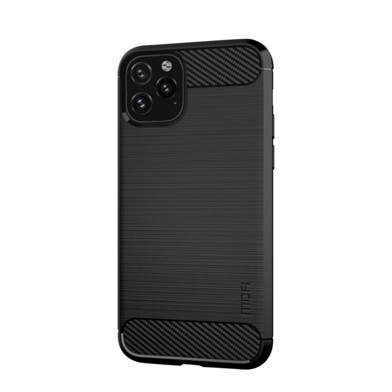 Deksel for iPhone 11 Pro Max Svart Mofi Børstet Karbonfiber