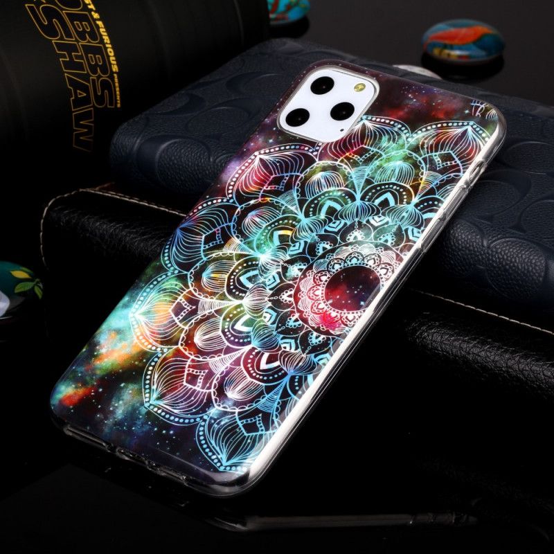 Deksel iPhone 11 Pro Max Fluorescerende Blomsterutstilling Beskyttelse