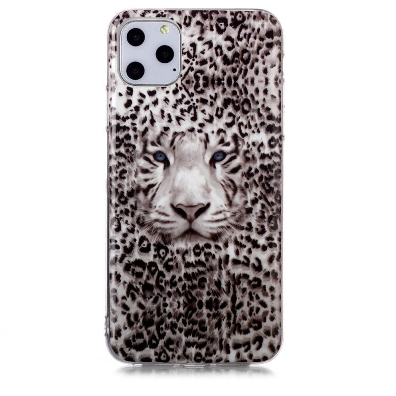 Deksel iPhone 11 Pro Max Fluorescerende Leopard