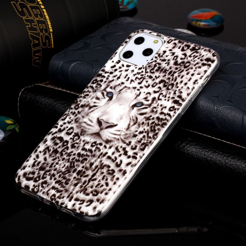 Deksel iPhone 11 Pro Max Fluorescerende Leopard