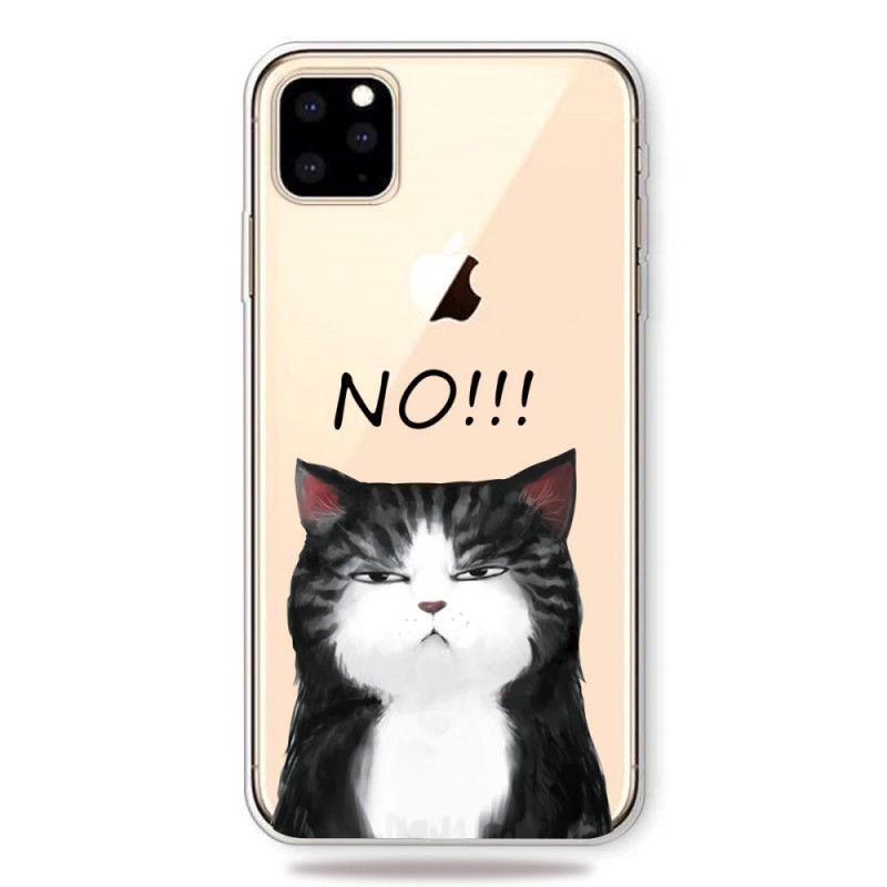 Deksel iPhone 11 Pro Max Katten Som Sier Nei