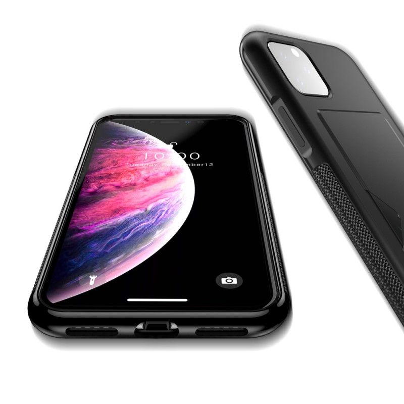 Deksel iPhone 11 Pro Max Rød Dux-Ducis Kortholder Anti-fall