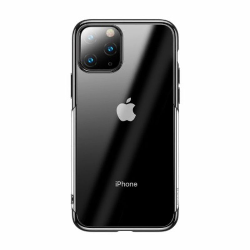 Deksel iPhone 11 Pro Max Svart Baseus Skinnende Serie