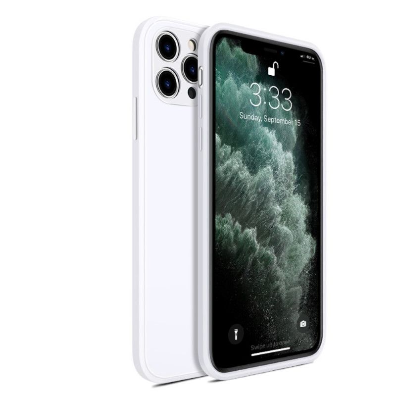 Deksel iPhone 11 Pro Max Svart Flytende Silikon På X-Nivå