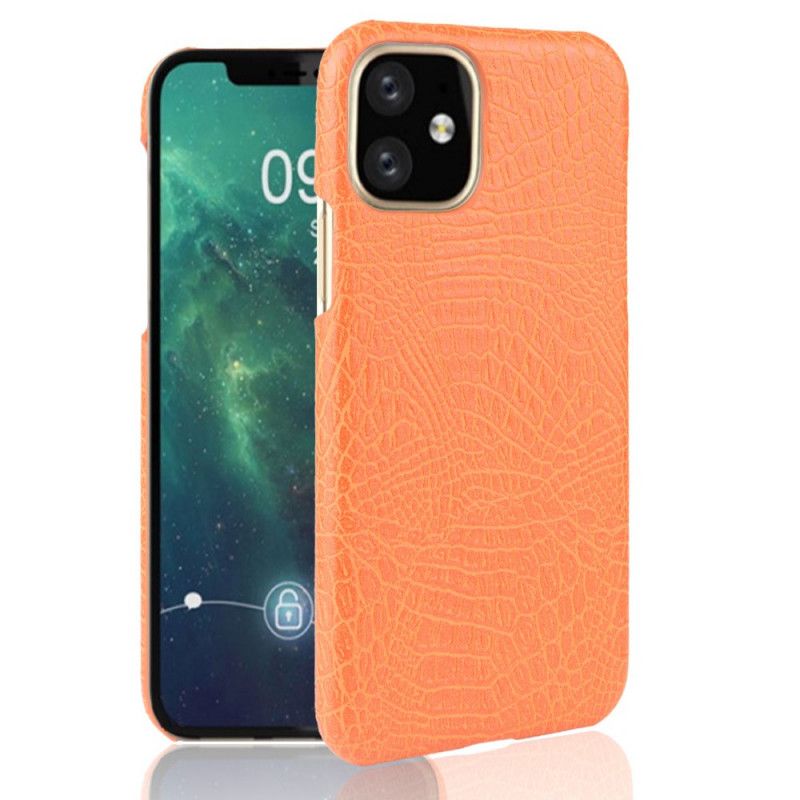 Deksel iPhone 11 Pro Max Svart Krokodillehudstil