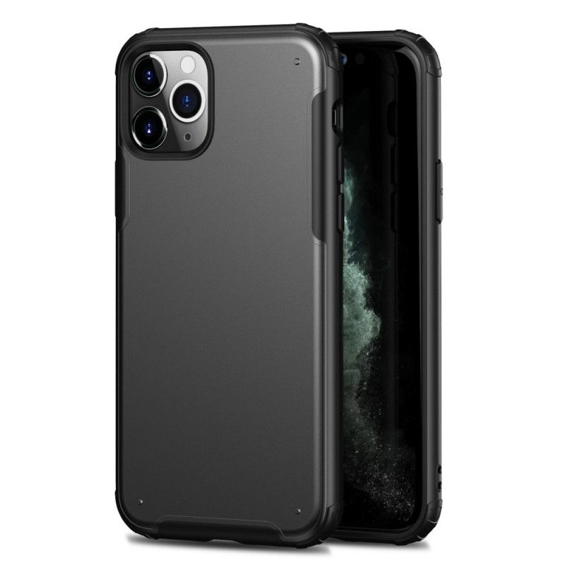 Deksel iPhone 11 Pro Max Svart Premium Metalleffekt