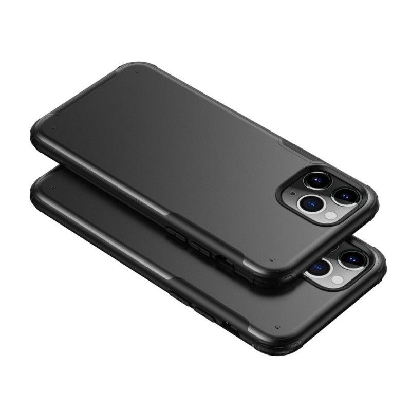 Deksel iPhone 11 Pro Max Svart Premium Metalleffekt