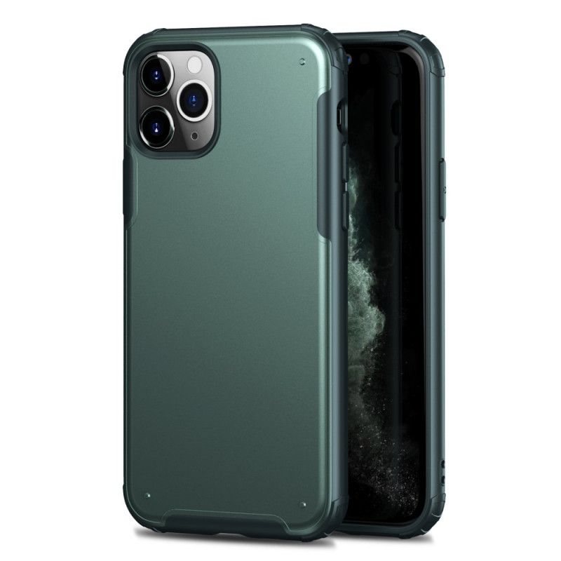 Deksel iPhone 11 Pro Max Svart Premium Metalleffekt