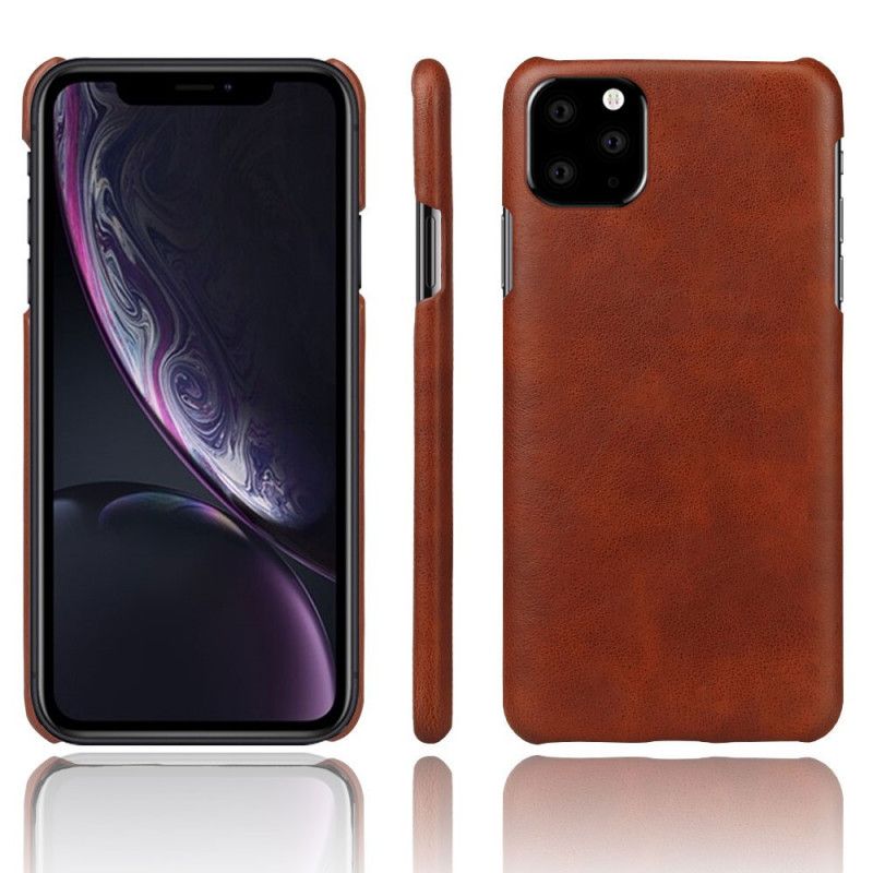 Deksel iPhone 11 Pro Max Svart Skinnstil