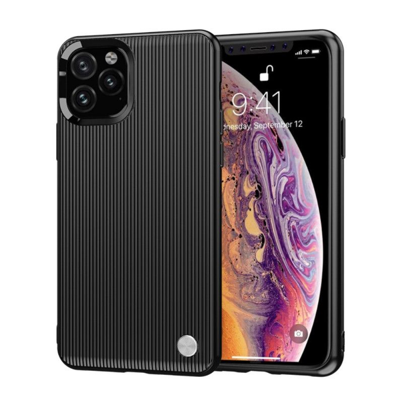 Deksel iPhone 11 Pro Max Svart Strukturert Silikon