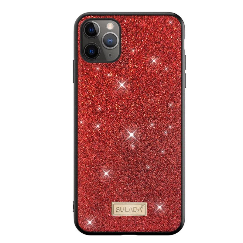 Deksel iPhone 11 Pro Max Svart Sulada Glitter Anti-fall