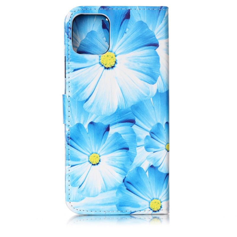 Folio Deksel iPhone 11 Pro Max Svart Blomsteroppdagelse