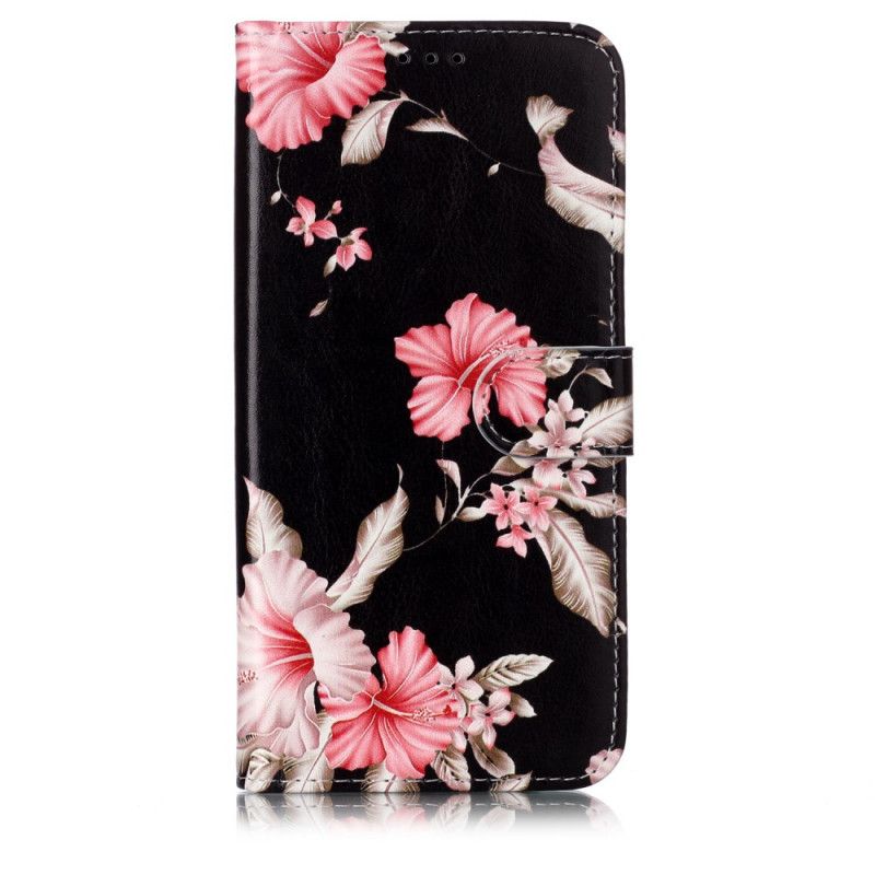 Folio Deksel iPhone 11 Pro Max Svart Blomsteroppdagelse