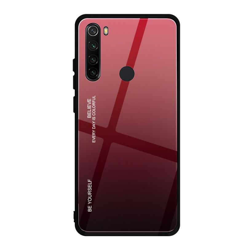 Deksel for Xiaomi Redmi Note 8 Rød Galvanisert Farge