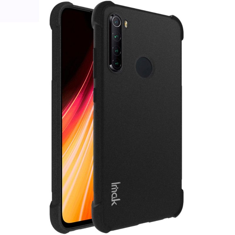 Deksel for Xiaomi Redmi Note 8 Svart Imak Skin Feel Class