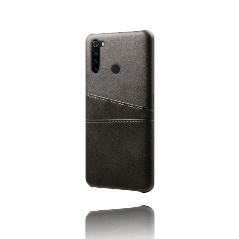 Deksel for Xiaomi Redmi Note 8 Svart Kortholder