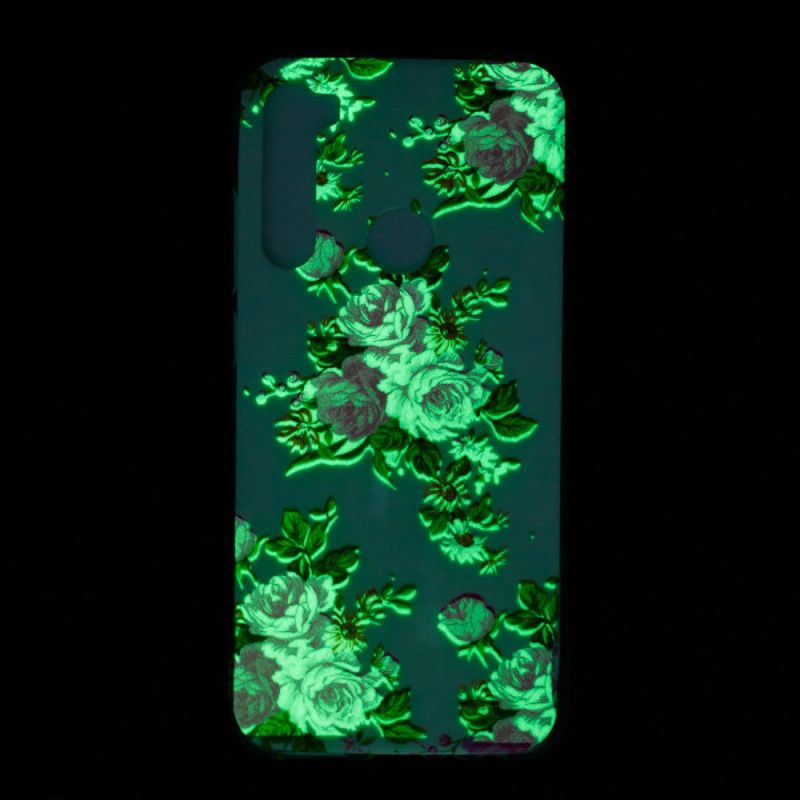 Deksel Xiaomi Redmi Note 8 Fluorescerende Frihetsblomster