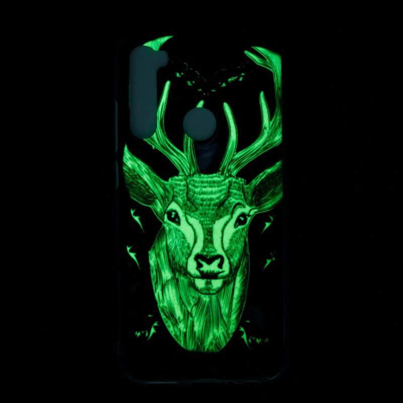 Deksel Xiaomi Redmi Note 8 Fluorescerende Majestetisk Hjort