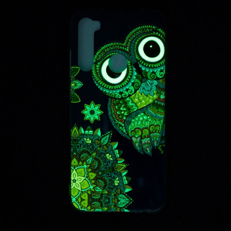 Deksel Xiaomi Redmi Note 8 Fluorescerende Mandalaugle Beskyttelse