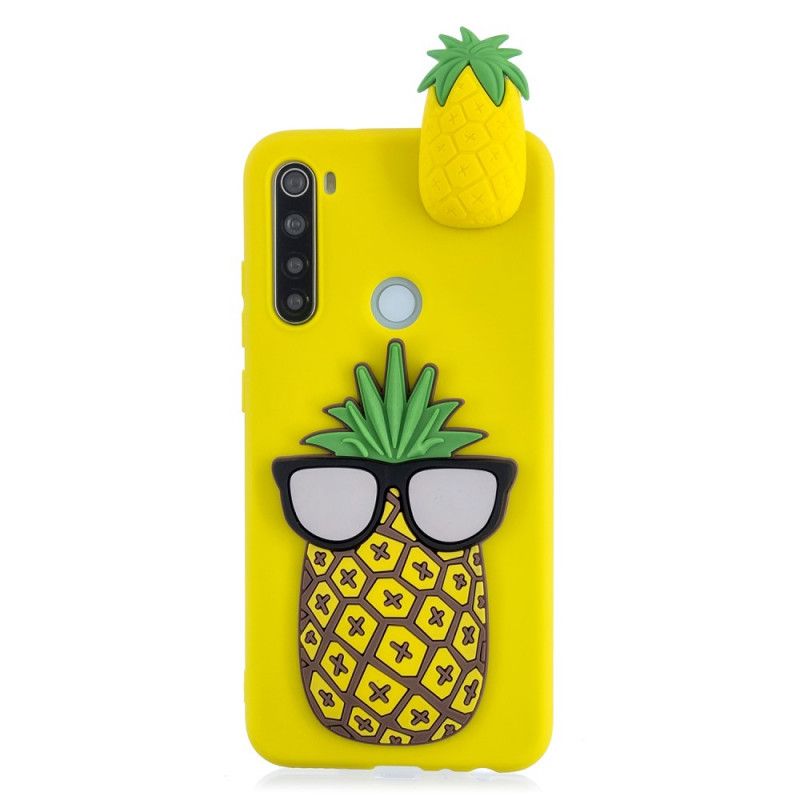 Deksel Xiaomi Redmi Note 8 Mobildeksel 3D Kul Ananas