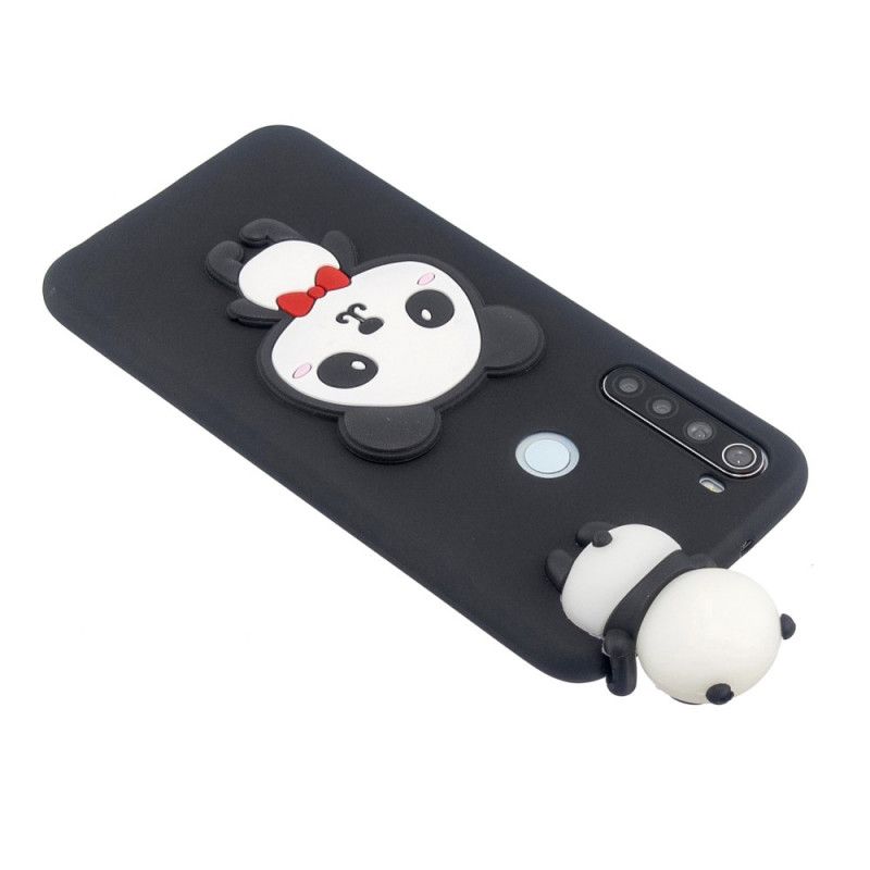 Deksel Xiaomi Redmi Note 8 Rød 3D Min Panda