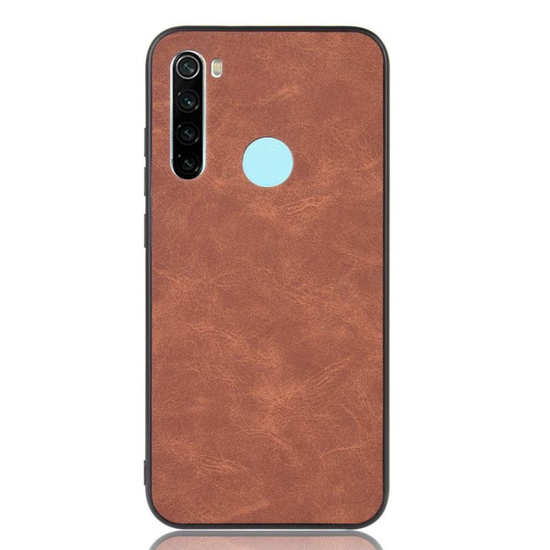 Deksel Xiaomi Redmi Note 8 Svart Premium Skinneffekt