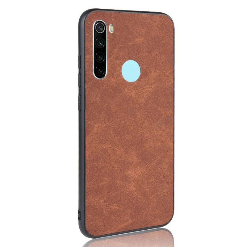 Deksel Xiaomi Redmi Note 8 Svart Premium Skinneffekt