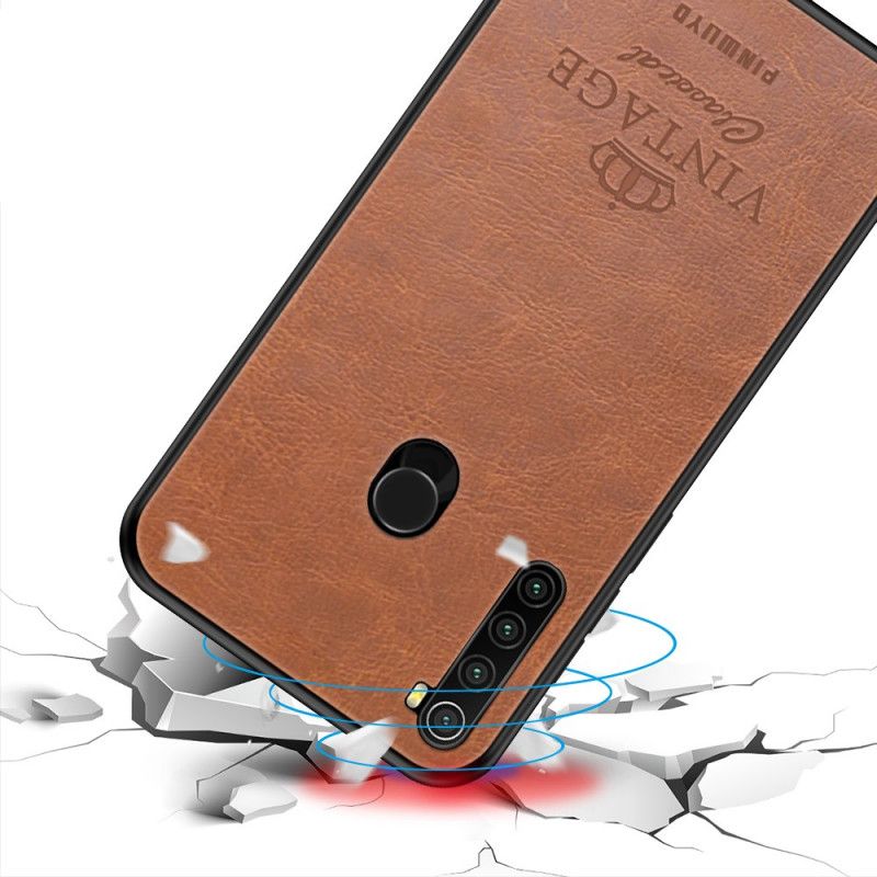 Deksel Xiaomi Redmi Note 8 Svart Vintage Pinwuyo Skinneffekt