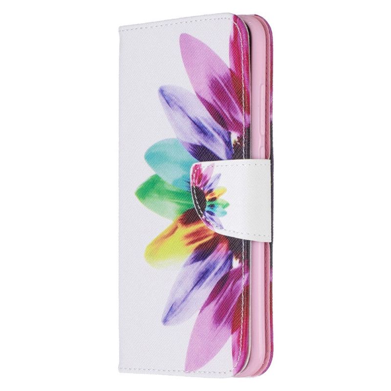 Folio Deksel for Xiaomi Redmi Note 8 Akvarellblomst