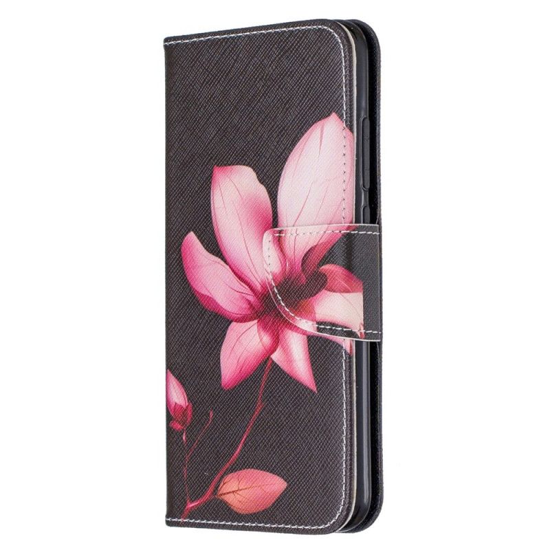 Folio Deksel Xiaomi Redmi Note 8 Rosa Blomst Beskyttelse