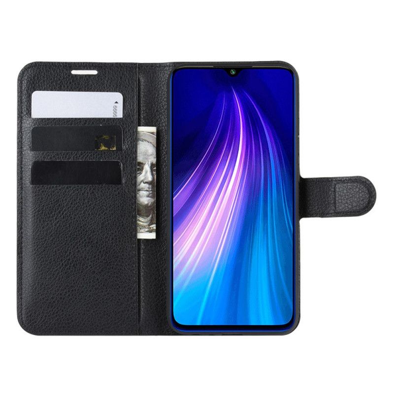 Folio Deksel Xiaomi Redmi Note 8 Svart Klassisk