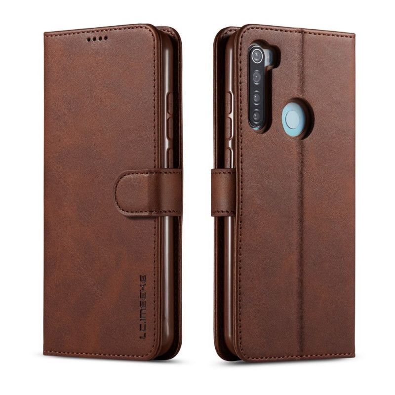 Folio Deksel Xiaomi Redmi Note 8 Svart Lc.Imeeke Skinneffekt