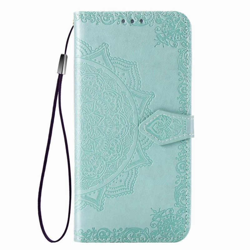 Folio Deksel Xiaomi Redmi Note 8 Svart Middelaldrende Mandala