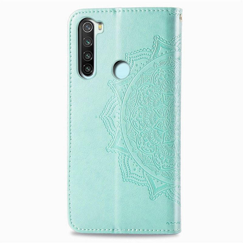 Folio Deksel Xiaomi Redmi Note 8 Svart Middelaldrende Mandala