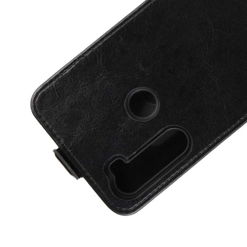 Folio Deksel Xiaomi Redmi Note 8 Svart Sammenleggbar Skinneffekt