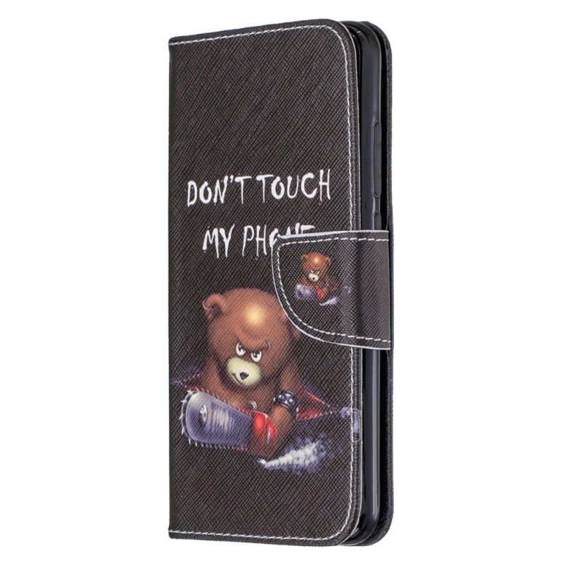 Lærdeksel Folio Deksel Xiaomi Redmi Note 8 Farlig Bjørn