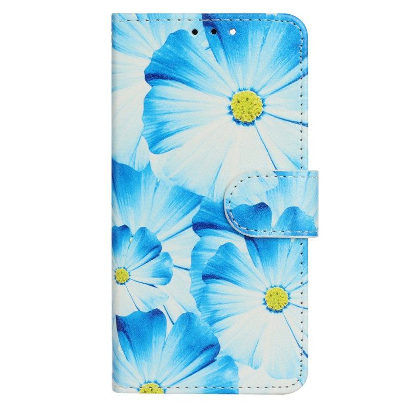 Lærdeksel Til Moto G73 5G Intense Blomster