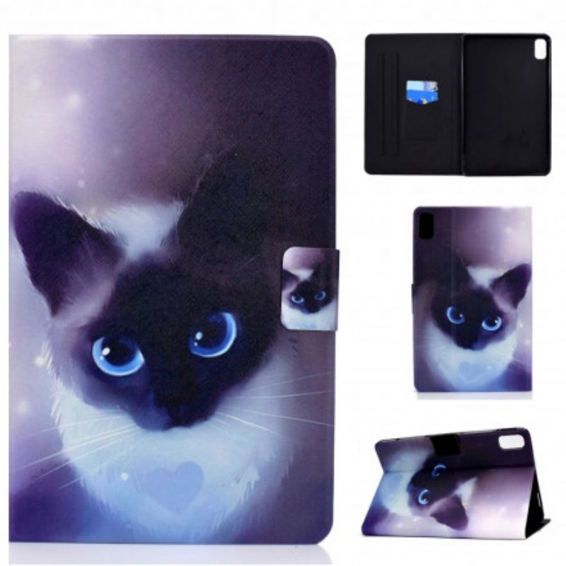 Folio Deksel Til Huawei Matepad New Blue Eyed Cat