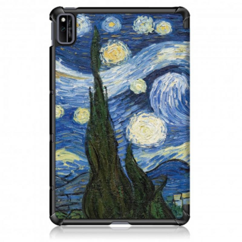 Forsterket Smart Etui Huawei Matepad New The Starry Night